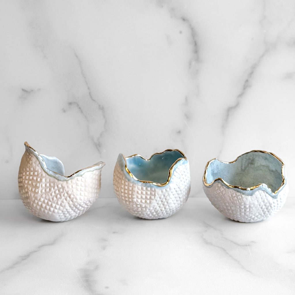 Small Blue Geode w/ Gold (sold separately)