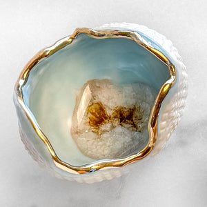 Small Blue Geode w/ Gold (sold separately)