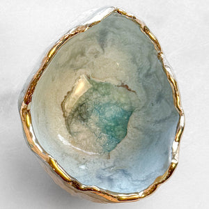 Small Blue Geode w/ Gold (sold separately)