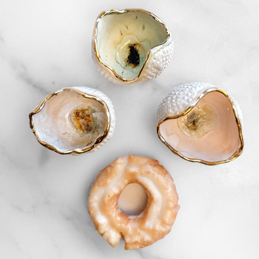 Small Blush Geode w/ Gold (sold separately)